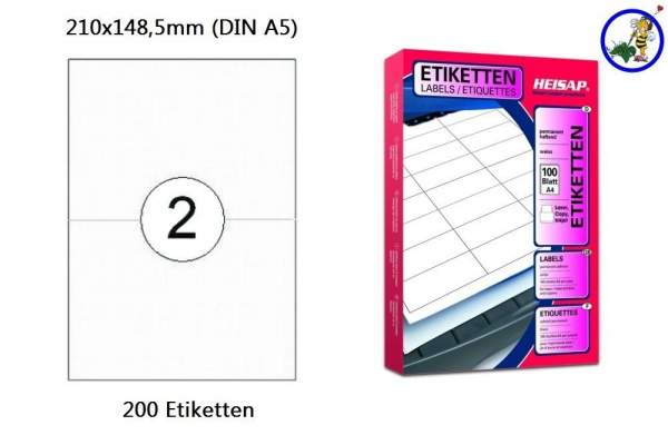 Papier-Etiketten 210x148,5mm DIN A4-günstig